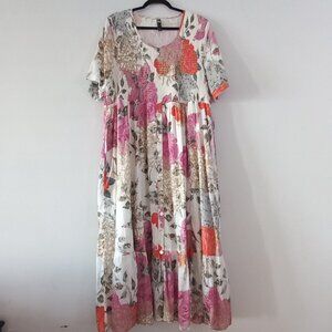 TAKING SHAPE AUSTRALIA 100% cotton floral dress